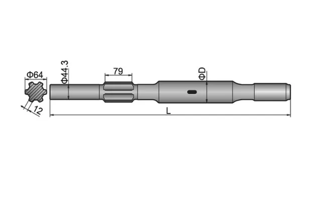 Krupp HB 51 Shank Adapter